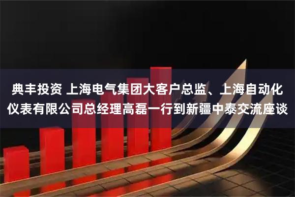 典丰投资 上海电气集团大客户总监、上海自动化仪表有限公司总经理高磊一行到新疆中泰交流座谈