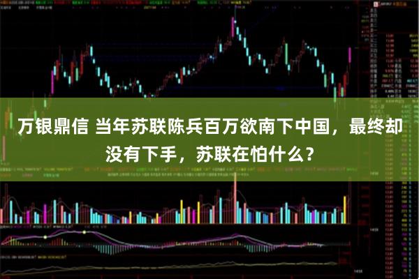 万银鼎信 当年苏联陈兵百万欲南下中国，最终却没有下手，苏联在怕什么？