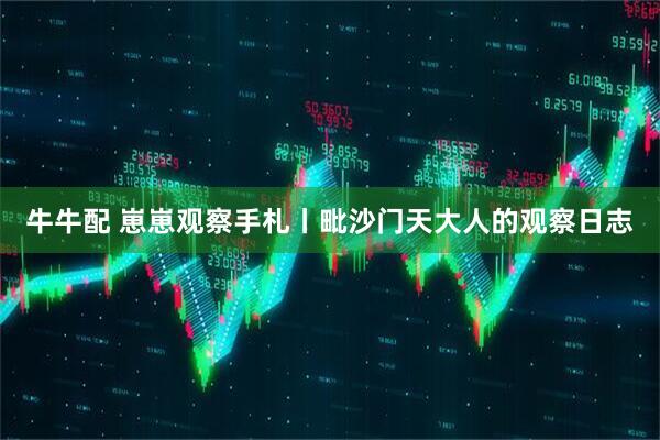 牛牛配 崽崽观察手札丨毗沙门天大人的观察日志